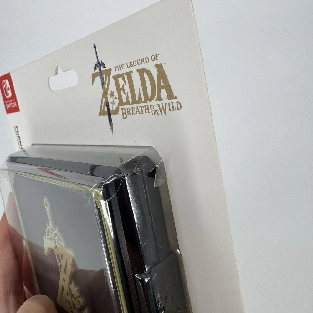 Licensed Legend of Zelda Nintendo Switch Black Game Card Case Brand‎ New